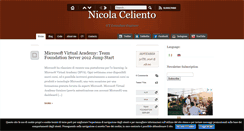 Desktop Screenshot of nicolaceliento.it