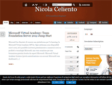 Tablet Screenshot of nicolaceliento.it